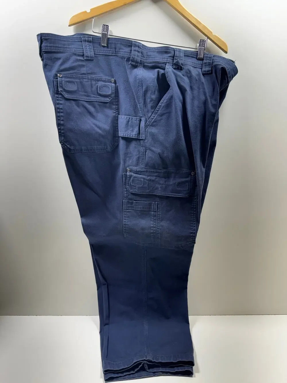 Duluth Trading Co Flex Fire Hose Pants Men’s 48X30 Blue Carpenter Utility